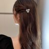 4EVER 6 PCS Mini Hair Claw Clips Great for Design Kids and Adult Hairstyles Decor Buns, Strong Grip Multifunction Clamp Clips,No-Slip Jaw Clips,Shiny Popular High Ponytail Hair Clip,Alloy Material