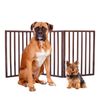Folding Adjustable Pet Gate Wooden Z Pattern Design Dog 54"X24" NEW