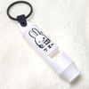 Qune Cune Vertical Whistle Key Chain Disaster Prevention Whistle