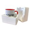 Eat Sleep Bake - 11oz - Ceramic Two-Tone Mug for Coffee/Tea - Red/White - One Size