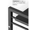 Hrzisda Stove Rack, Cooktop Rack, Extendable Width, Adjustable Shelf Height, Kitchen Storage, Cooktop (Black,C)