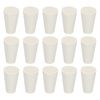 uxcell Rubber Taper Plug 8mm-13mm Solid Test Tube Stopper for Lab Home White 24pcs