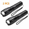 2-Pack Super-Bright 90000LM Light Lamp LED Tactical Flashlight 5 Modes Zoomable