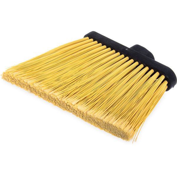 Carlisle FoodService Products CFS 3686700 Duo-Sweep Duo-Sweep Flagged Angle Broom Head Only, 12", Natural