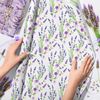 12 Sheets Blue Lavender Gift Wrapping Paper,20 x 27 inches