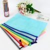 A4 Plastic Wallet - 12 Pcs Document Wallets A4 Zip Lock Bags Plastic Pockets with Zipper