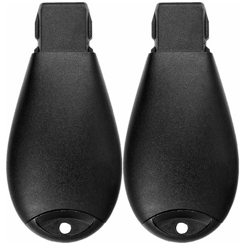 Key Fob Cover for Dodge Ram: No Chip and Battery 3 Buttons Remote Case Replacement Fit for Dodge 2013 to 2018 Ram 1500 2500 3500 | Just a Empty Key Case | GQ453T 56046953 (2Pcs)