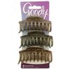 Goody Half Moon Claw Clip ([4-Pack of 3)