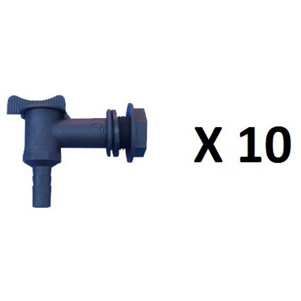 KetoPlastics Waterbutt Tap X 10 (Made In The UK) MULTI PACK