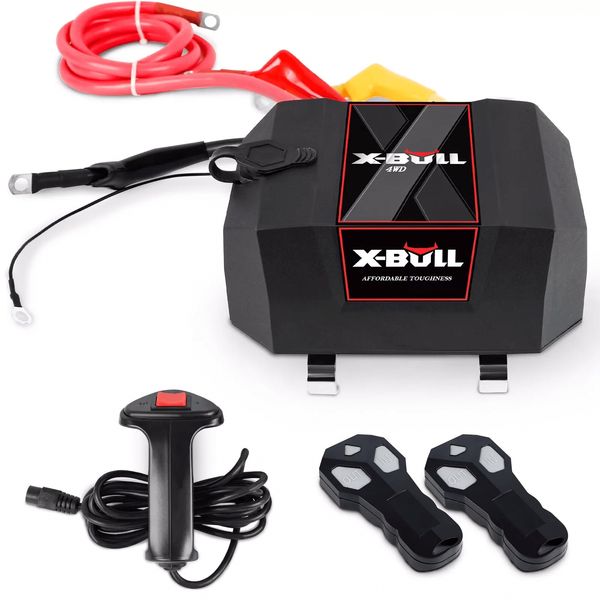 X-BULL Winch Control Box Fit 9500-13000lbs Winch With Wireless Remote Control
