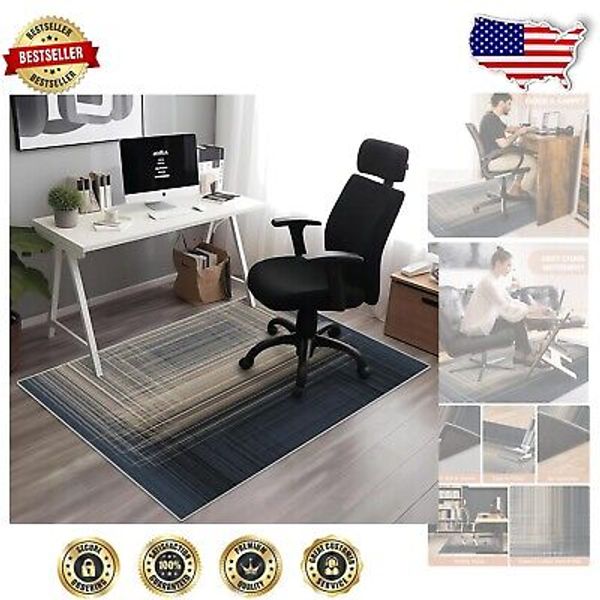 Art Deco Cyberpunk Chair Mat, 4.37 lbs Non-Slip Floor Protector for Home Office