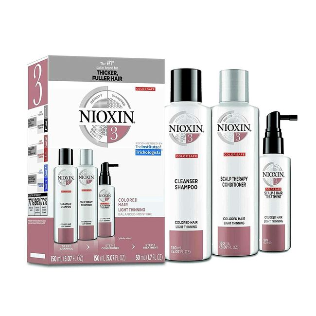 Nioxin System#3 Trio Box Set(Shampoo 5.07,Conditioner 5.07,Scalp Treatment1.7oz)