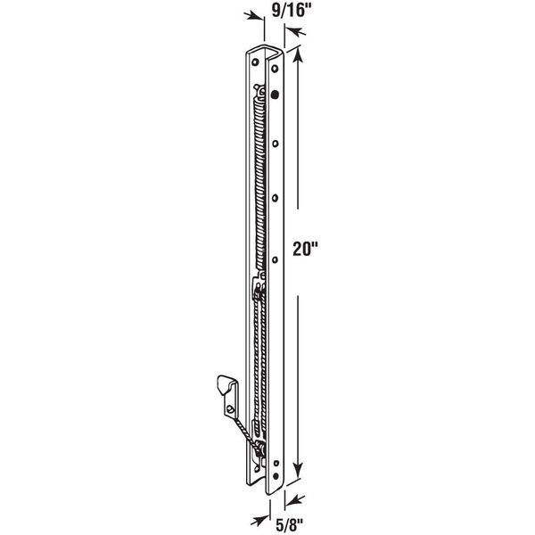 20 in. Window Block and Tackle Sash Balance