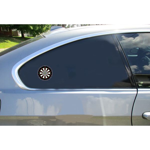 U.S. Custom Stickers Dart Board Target Sticker 3 Inch