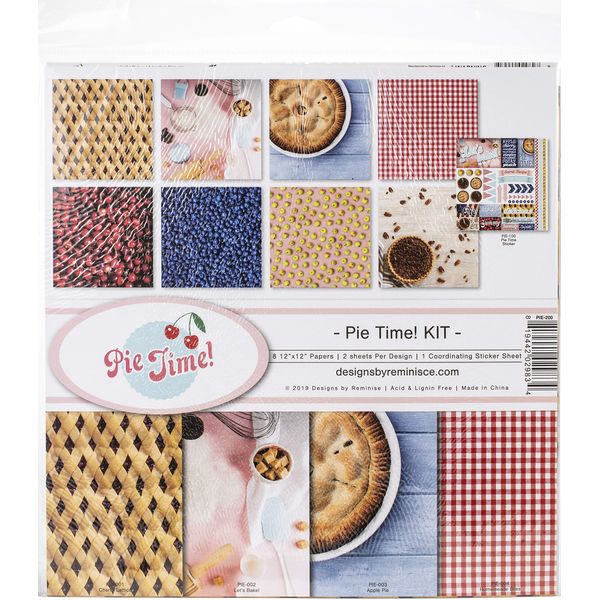 REMINISCE Pie TIME Collection 12X12 KIT, One Size