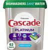 Platinum Dishwasher Pods, Dishwasher Detergent, Actionpacs, Fresh, 62 Count