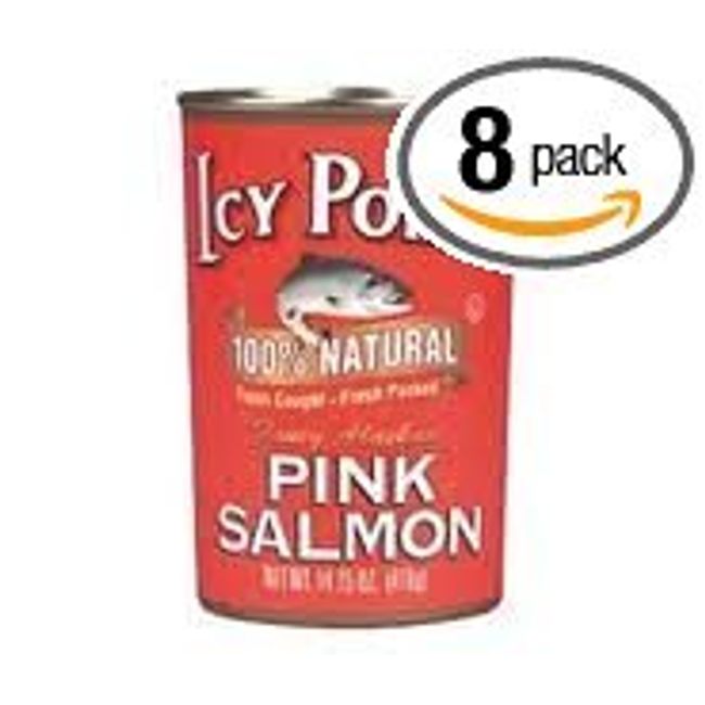 Icy Point Alaska Pink Salmon, 14.75-Ounce Cans (Pack of 8)