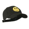 e4Hats.com Smile Face Embroidered Cap - Black OSFM