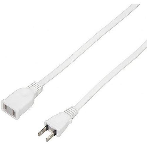 Yazawa HSL103WH Extension Cord, 1 Socket, 9.8 ft (3 m), White