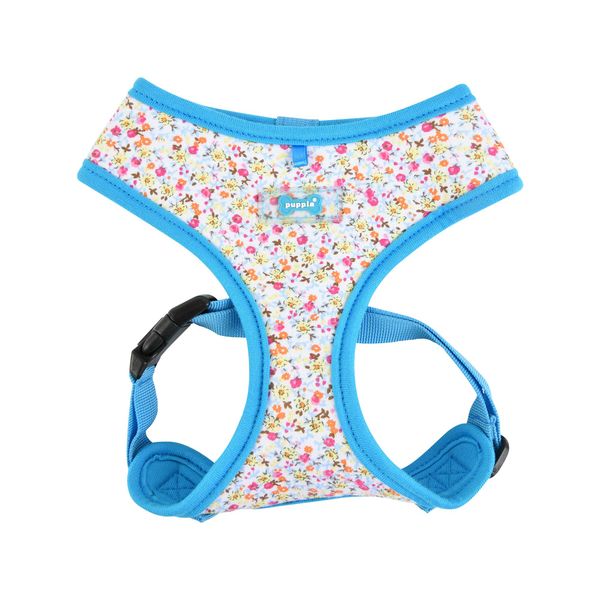Puppia Wildflower Harness A - Sky Blue - M