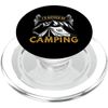I'd Rather Be Camping Tent Design PopSockets PopGrip for MagSafe