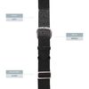 Augusta Sportswear Elastic Baseball Belt, Black, OS