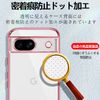Google Pixel8a Case, Clear, TPU, Transparent, Thin, Lightweight, Google Pixel 8a Smartphone Case, Shockproof, Plated, Soft, Popular, Compatible with Wireless Charging (Rose Gold)