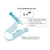 Lishae Ear Piercing Kit, 8 Pcs 4mm Disposable Self Ear Pericings Kit with Ear Studs and 1Pcs Piercing Gun Aid Pierce Kit Tool