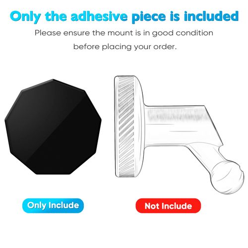 7 Pack Sticky Magnet Replacement for Garmin Dash Cam Mount– High-Strength Adhesive Windshield Sticky for Garmin Dashcam Magnetic Mount