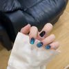Lwenjing B550 Nail Tips, False Nails, 3D Nail Tips, Handmade Nail Tips, Wedding Nails, Cute, Short, Popular, Japanese Style, Bride Nails, Glossy, False Nails, 24 Pieces