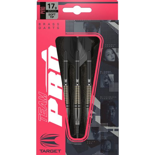 TEAM PRO Series MITSUMASA HOSHINO BRASS 17G 2BA Brass Dart Set (Exclusive Case)
