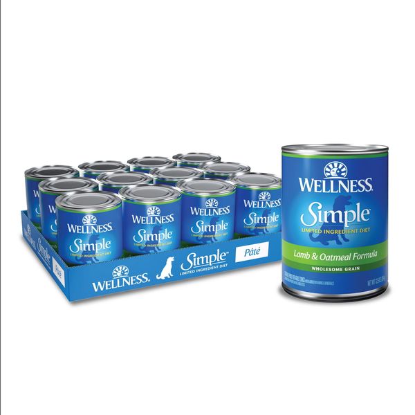 Wellness Simple Natural Wet Canned Limited Ingredient Dog Food 12.5-Ounce Can