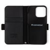 CONVERSE Uncle Patch & Stripes Book Type Case Black iPhone 13 Pro iP13p-CV14