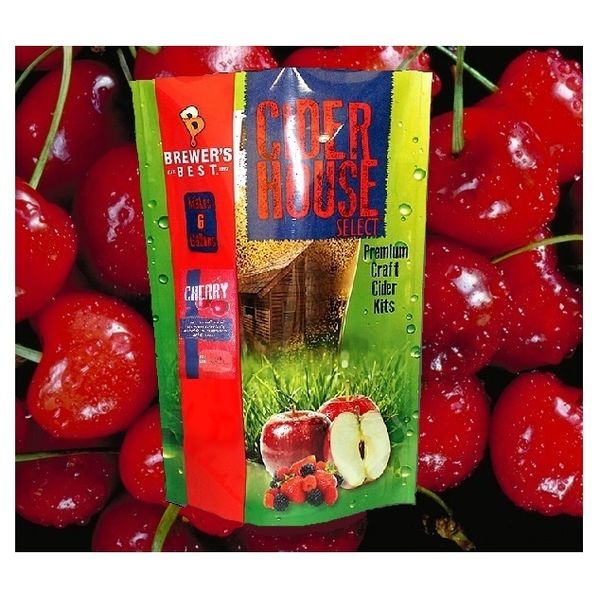HARD CIDER KIT EXCELLENT CHERRY APPLE CIDER HOUSE SELECT BREWERS BEST MAKES 6GAL