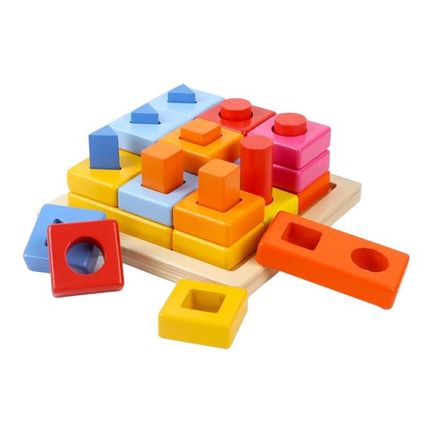 Top Bright 8558 Assorted Learning Wooden Blocks