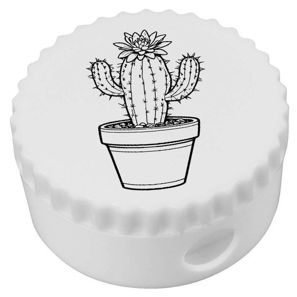 'Cactus in Pot' Compact Pencil Sharpener (PS00042107)