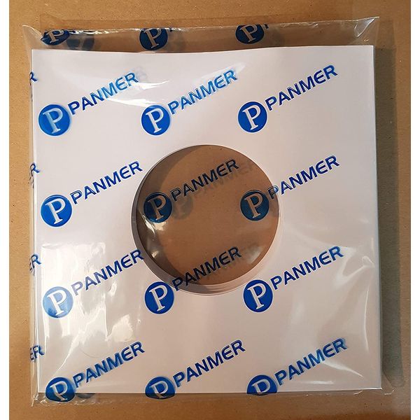 Pack of 50 - 7" White Paper Record Sleeves