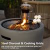 Fire Pit Heater Backyard Wood Burning Patio Deck Stove Fireplace Table Firepit