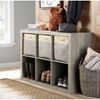 Better Homes & Gardens 6 Cube Storage Organizer, Rustic Gray