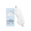 Silver Cloud Fluffy Satin Sleep Eye Mask (White)