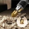 12× Chamfer Countersink Deburring Drill Bit Set Crosshole Cutting Metal Tool Kit