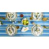 DII Summer Stripe Outdoor Zippered Tabletop Collection, Multi-use, Machine Washable, Table Runner, 14x72, Beachy