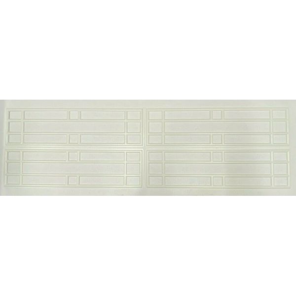 4 Amarr Prairie Replacement Inserts for Long Panel Amarr Garage Door White