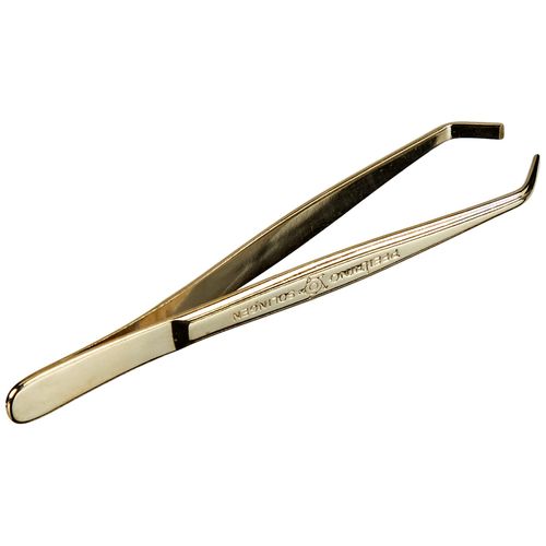 Pfeilring 9cm Gold Plated Tong Eyebrow Tweezers