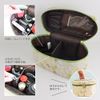 AF8362 Vanity Pouch, Slim Type, Makeup Pouch, Makeup Box, Divider Board, Functional, Scandinavian, Beige