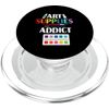 Art Supplies Addict Paintbox Design PopSockets PopGrip for MagSafe