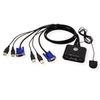 ATEN 2ポート USB ケーブルKVM CS22U