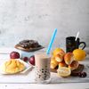 100 Pcs Disposable Jumbo Smoothie Straws - Individually Wrapped - Boba Straw