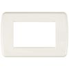 VIMAR IDEA Series 3 Modules Wall Plate - Rondo White Glossy