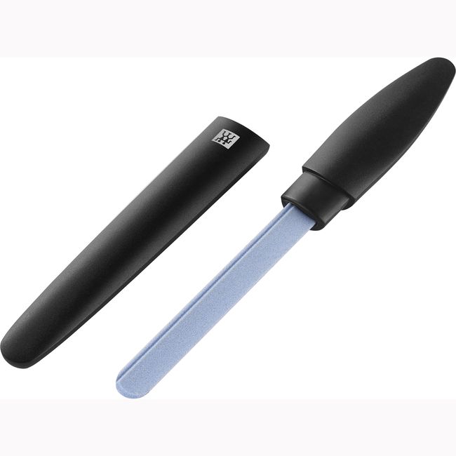 ZWILLING Ceramic Nail File Double-Sided Premium Nail Care for Manicure and Pedicure Premium Black